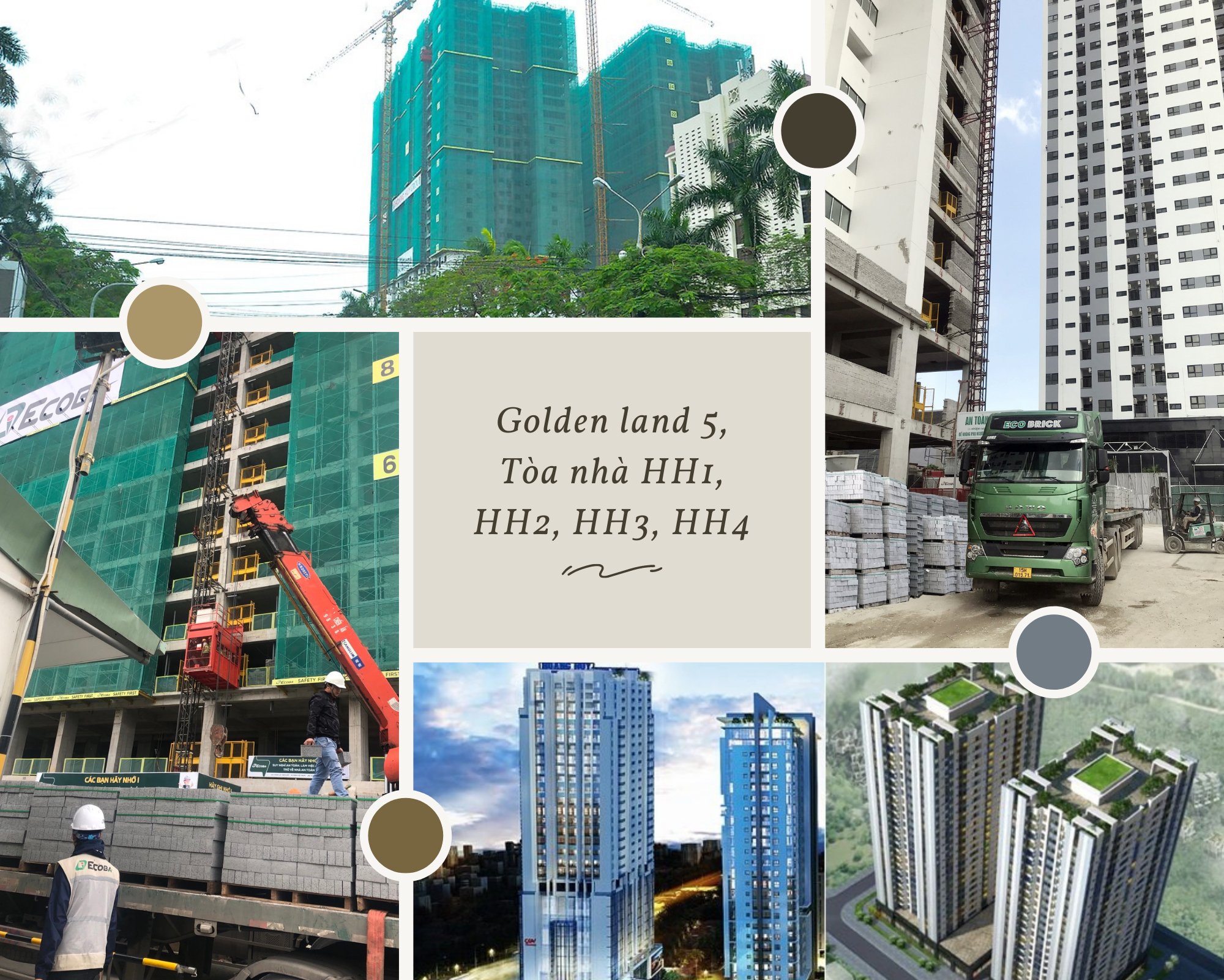 Dự án Golden Land 5 - Gạch Không Nung Eco Brick - Công Ty TNHH Eco Brick